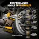 Cordless Impact Wrench 1/2 Inch - Compatible with Dewalt 20V Batteries, 1100 Ft-lbs (1500N.m) High Torque Impact Driver, Brushless Impact Gun with 3 Speed Modes & LED Light (Battery Not Included)