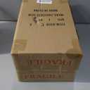 HWDFEI Lily Flower Glass Lampshade Replacement, 3 Pack,Tulip Style Table Floor Lamp Shade Replacement 4.2" x 4.2" x 6.7" (Tea Color)