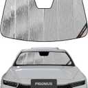 Pigenius Windshield Sunshade for Toyota Crown 2023-2026 (Crossover Sedan), Reversible Silver/Black
