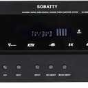 7.1‑Channel Home Theater AV Receiver, HDMI 2.0, Optical & Coaxial Digital Audio Ports, Uncompressed Surround‑Sound Amplifier for Home Cinema