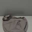 Crossbody Nylon Crescent Bag for Women - Lightweight Small Hobo With 2 Pack Inner Dumpling Bag - Casual (J-grey)