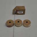 Vitalizart 100% Cotton Ribbon 1-1/2" x 15 Yd Nude Beige Cream Handmade Frayed Fringe Fabric Ribbons for Gift Wrapping Wedding Invites Bridal Shower Bouquets Christmas Decorations