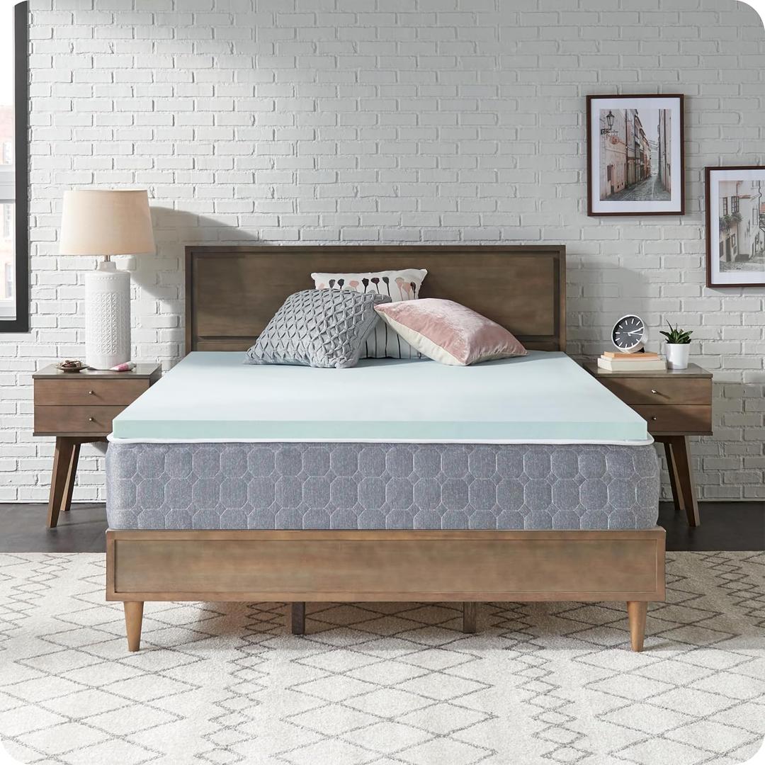 Sealy Dreamlife 1.5 Gel Memory Foam Full Mattress Topper with SealyComfort Gel Foam, Made in The USA