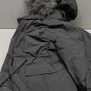 wantdo Women's Plus Size Winter Coat Waterproof Puffer Jacket Warm Thicken Parka with Removable Hood (4X, Dark Grey)