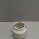 Mud Pie 41220001 Stoneware Sponge Holder, 3 1/2" x 3 1/2", Brown and White