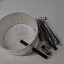 Cordless Rattan Floor Lamp with 3 Color Temperature, Dimmable Rechargeable Farmhouse Floor Lamp with Pull Cord Switch Boho Tall Standing for Living Room/Bedroom/Home Bulb Included (White)