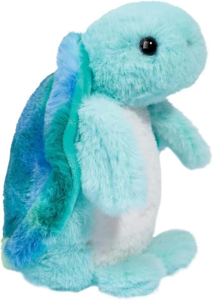 Douglas Tommie Turtle Mini Soft Plush – 6.5-Inch Tall Sea Turtle Stuffed Animal Toy – Soft & Cuddly Ocean Creature Toy for Kids & Animal Lovers