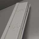 2 x TEDNOVA 2" Cordless Faux Wood Blinds, White, 30" W X 66" H