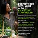 PRIMALS Horse Bristle & Bamboo Toothbrush (4-Pack) - Luxurious & Soft Horse Bristles - Fully Biodegradable - Plastic & Nylon Free - Quick Dry Design