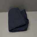 ANRODUO Pack of 2 Decorative Linen Pillow Covers Navy Blue Euro Sham Neutral Farmhouse Boho Soild Cushion Case Soft Accent Pillowcase for Couch Sofa Bedroom Living Room Home Decor 26 x 26 Inch