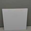 Access Door 12" X 12" Plastic Access Panel Removeable/Reversable Door with Frame for Concealed Wall/Ceiling Application - [Outer Dimensions: 13" Width X 13" Height]