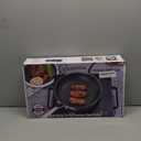 LOLYKITCH 8.5 Inch Tri-ply Hybrid Stainless Steel Non-Stick Saut Pan with Lid,Skillet,Induction Frying Pan,Skillet,Dishwasher and Oven Safe,Riveted Handle.