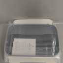 Termichy Baby Bottle Drying Rack: Large Vertical Bottle Dryer Rack Holder - Space Saving Standing Drying Rack for Baby Bottles and Pump Part Cleaning (Gray)