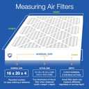 Nordic Pure 16x20x4 (15_1/2 x 19_1/2 x 3_5/8) Pleated MERV 12 Air Filters 2 Pack