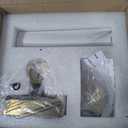 Brushed Gold LED Wall Sconces Set of 2 with LED Warm Light Interior Glam Crystal Wall Light, Hardwired, 2 packs