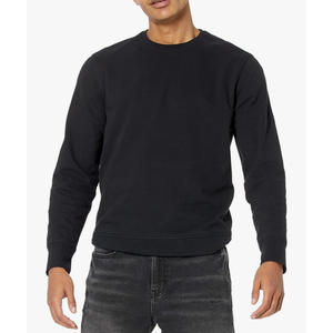 Amazon Essentials Men's Long-Sleeve Lightweight Fleece French Terry Crewneck Sweatshirt, Size M