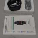 Fitness Tracker Smart Watch for Men Women, 1.47" HD with Bluetooth, 24/7 Heart Rate & Blood Oxygen Monitor, Sleep & Step Counter, 100+ Sports Modes, IP68 Waterproof, Compatible with Android iOS (Black)