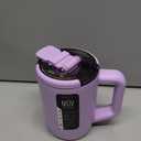 BrMate Mv - 15oz 100% Leak Proof Insulated Coffee Mug with Handle & Lid - Stainless Steel Coffee Travel Mug - Double Walled Coffee Cup (Lavender)