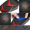KEMIMOTO UTV Black Blue Red Orange Side Mirrors compatible with Polaris RZR Talon Can Am Rearview Work with 1.75"-2" roll bar cage
