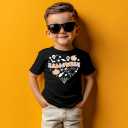 Toddler Halloween Shirts for Boys Kids Girls, Cute Spooky Pumpkins Ghosts Bats Witches and Monsters Halloween T Shirt: 2-6T
