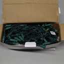 100 LED Christmas Lights 5 ftx5ft Christmas Net Lights Outdoor Indoor Mesh Christmas Decorations Lights string,Perfect for Bushes or Trees, Green WireWarm White