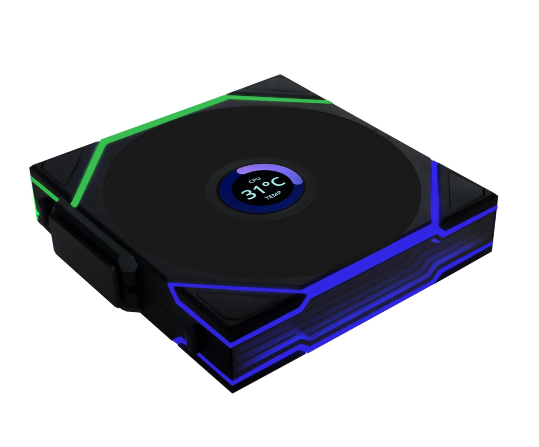 LIANLI 120mm ARGB Case Fan Reverse Blade Model UNI FAN RS TL Wireless 120 BK Triple Pack 2.4GHz Wireless No Cable Management Required Fan Blade by FDB LCP UF-RS-TL120-WLS-3B Japan Authorized Dealer