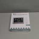 Weather Station Indoor Outdoor Thermometer Wireless, Home Atomic Clock with Large Constant Display, Inside Outside Temperature Humidity Monitor, Dew Heat Point, Barometer Wood