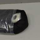 QUOLIX Triangle Under-Door Draft Stopper, 32" Noise Blocker, Weighted Weather Stripping, Gray Cotton & Polyester, Multi-Function Noise & Light Blocker, Black