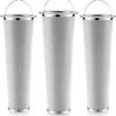 3 Pcs Cold Brew Coffee Filter With Handle 2 Quart Stainless Steel Mason Jar Filter for Wide Mouth Cold Brew Mason Jar Tea Infuser Strainer Mesh for Coffee Maker Masons Canning Iced Tea
