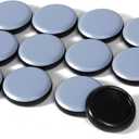Furnigear Chair Glides Sliders Chair Leg tip caps-Best Furniture Sliders for Carpet, Round Chair Leg Floor Protectors 2 inch, 12 Pack