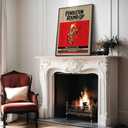 Poster Master Vintage Rodeo Poster - Retro Round-Up Print - Oregon Art - Gift for Men, Cowboy, Animal Lover - Decor for Office, Bedroom, Living Room - 8x10 UNFRAMED Wall Art (Style-03)