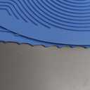 KooMall 12 10 8 Inch Multi-use Microwave Mat, Trivet, Pot Holders, Drying, Baking, Place Mat, Utensils Rest, Silicone Cover Pad for Hot Pot Pans Bowls Plates Dishes Kitchen Counter,Heat Resistant,Blue