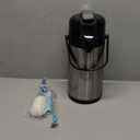 Upgraded Airpot Coffee Carafe with Double Pump - 84oz/2.5L Coffee Carafe for Keeping Hot, Beverage Dispenser for Hot/Cold Beverage (1, Stainless Steel Color)