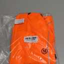 Dog Raincoat, Waterproof Dog Rain Jacket with Removable Hood, Adjustable 4 Legs Pet Poncho with Leash Hole, Reflective Stripe Hooded Snowproof Windproof Clothes for Small to 3X-Large Dogs, M (Orange)