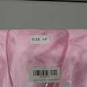 Newrara Adult Shiny Graduation Cap and Gown Tassel Set for High School & Bachelor (48, Pink)