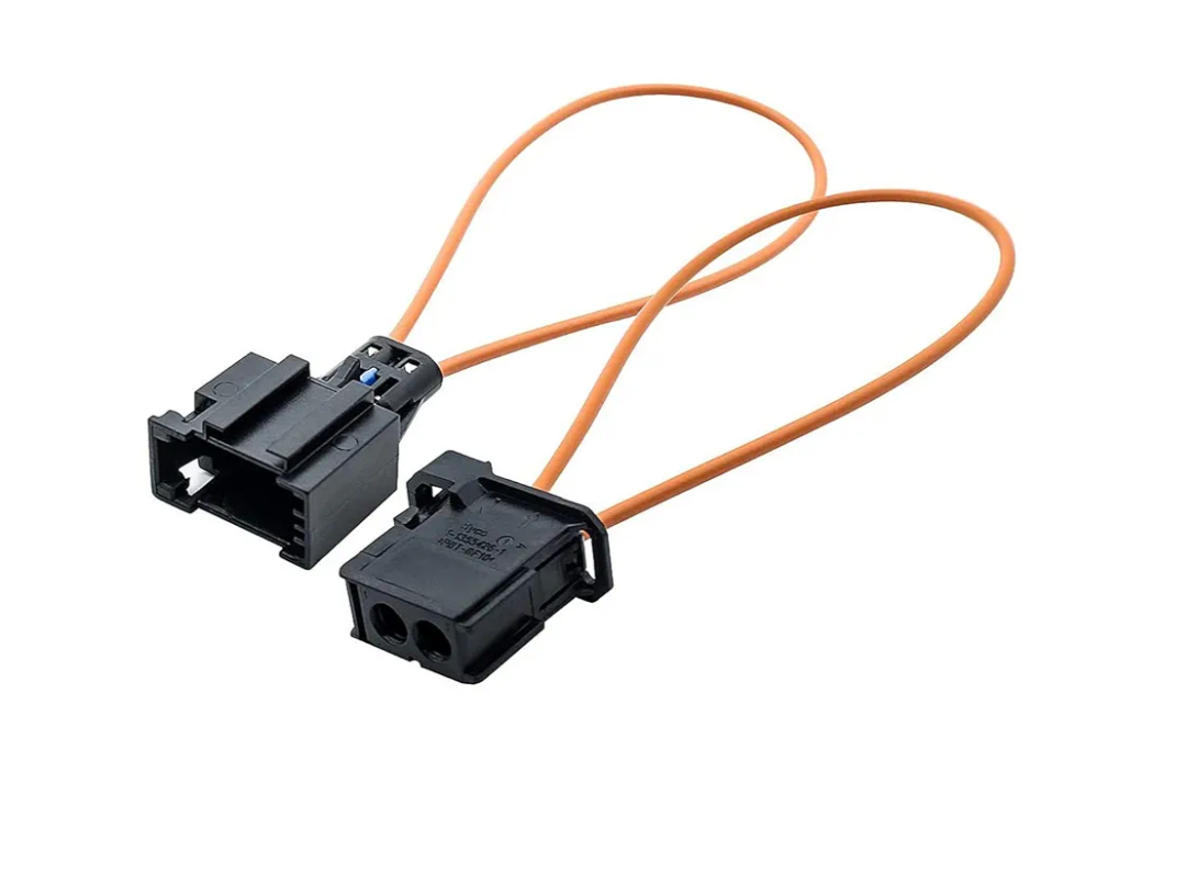 Most Fiber Optic Loop, Airlxf Pack of 2 Universal Optical Female & Male Adapter Connector Loop Bypass Cable for Radio and Audio Mercedes BMW VW Audi Porsche SOS FIX(13.5cm/5.3in), Pack of 3 