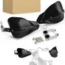 JFG RACING Dirt Bike Motorcycle Hand Guards,Universal for 7/8" 22mm and 1 1/8" 28mm Handlebar for Snowmobile Motocross MX Enduro KLX KX CRF YZ DRZ DR HAWK 250 125 350 650 - Black