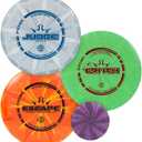 Dynamic Discs Prime Burst 3-Disc Golf Set | Includes Putter, Midrange, Driver, Mini Marker | 170-176g | Starter Disc Golf Accessories for Men | Great Beginner Kit for New Players & Amateurs