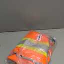 Radians SV55 Class 2 Heavy Woven Two Tone Engineer Vest with Padded Neck to Support Extra Weight in Cargo Pockets (3X-Large, Orange)