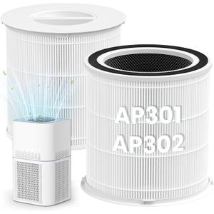 AP301 AP302 HEPA filter Replacement, ONLY for Dayette AP301 AP302 Air Purifier, NOT FOR AP401 AP402 Air Purifiers