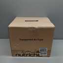 Nutrichef 5.8 Quart Air Fryer | 8-1 Preset Cook Modes | Transparent Fry Bowl for Best Cooking Results | Cook Shrimp, Steak, Fries, Wings, Chicken & More | Precise Temperature Control & Time | Grey