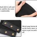 Stylish Corset Belt Metal O-Ring Waistband Heart-Ring Waistband (XL)