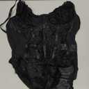 Milumia Women's Sexy Sheer Mesh Lace Bodysuit Spaghetti Strap Bustier Corset Tops Rave Party Club, Size M