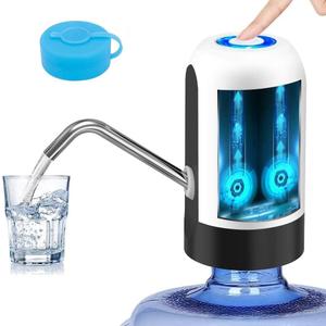 Myvision Water Dispenser for 5 Gallon Bottle,Portable USB Charging Electric Water Pump, Drinking Water Jug Pump for Home, Kitchen, Living Room, Office,Camping,Universal for 3-5 Gallon (White)