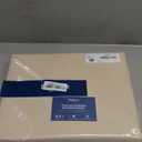 Bedsure Queen Sheet Set, Rayon Derived from Bamboo, Cooling Sheets, Deep Pocket Up to 16", Breathable & Soft, Hotel Luxury Silky Bedding for Hot Sleepers, Beige