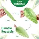 Hanging Paper Fans Paper Leaves Green Decoration for Spring Safari Jungle Birthday Baby Shower Wedding Party Backdrop Decorations Playroom Classroom Bulletin Board Wall Ceiling Decorations