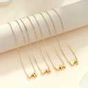 Heart Initial Necklaces for Girls Kids Women - 14K Gold Plated Dainty Heart A-Z Initial Letter Necklace Teen Girls Gifts Trendy Stuff Birthday Gifts for 5 6 7 8 9 10 Year Old Girls Gifts (J)