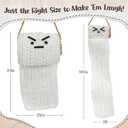 Funny Gag Gifts for Men Women - Funny Handmade Toilet Paper Roll Crochet - Fathers Day Birthday Gag Gifts for Dad Husband Boyfriend, Weird Stuff Galentines Day Gifts for Friend Coworker Gift (Ivory  Poop Patrol)