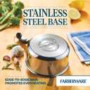 Farberware Classic Stainless Steel Sauce Pan/Saucepan with Lid, 1 Quart, Silver,50000,11.2"D x 6.3"W x 4.4"H