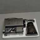 Conical Burr Coffee Grinder Electric, Espresso Coffee Bean Grinder for Home Use Adjustable 48 Grind Settings, 35s Precision Timer, Stainless Steel, Anti-Static for Pour Over/Drip/French Press (Upgraded Silver)